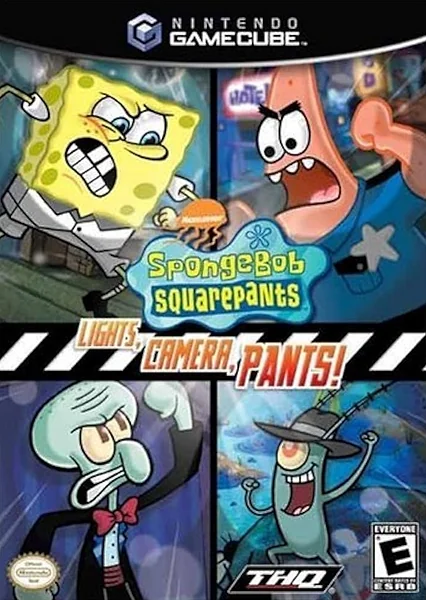 SpongeBob SquarePants: Lights, Camera, Pants! box art