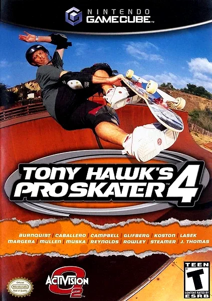 Tony Hawk's Pro Skater 4 box art
