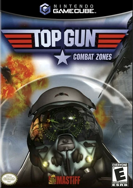 Top Gun: Combat Zones box art