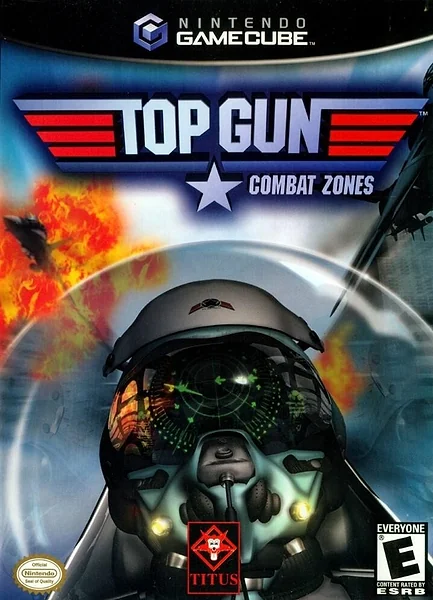 Top Gun: Combat Zones Box Art
