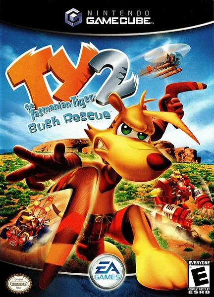 Ty the Tasmanian Tiger 2: Bush Rescue Box Art