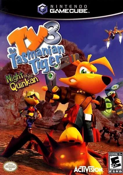 Ty the Tasmanian Tiger 3: Night of the Quinkan box art