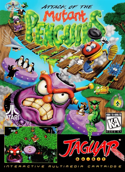 Attack of the Mutant Penguins box art