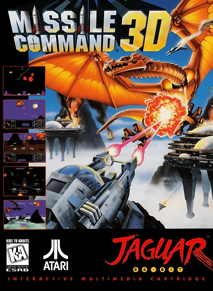 Missile Command 3D Box Art