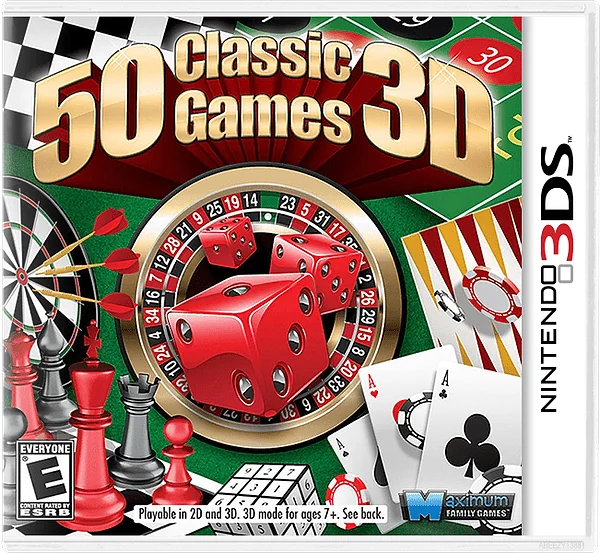 50 Classic Games 3D box art