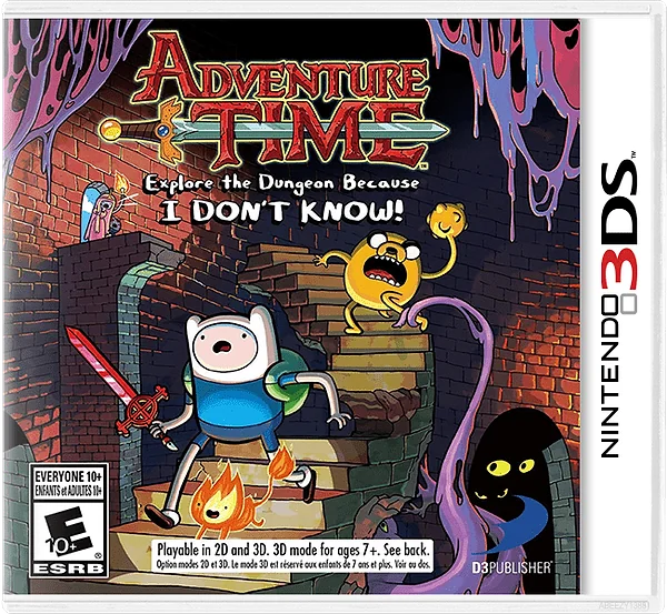 Adventure Time: Explore the Dungeon Because I Don't Know! box art