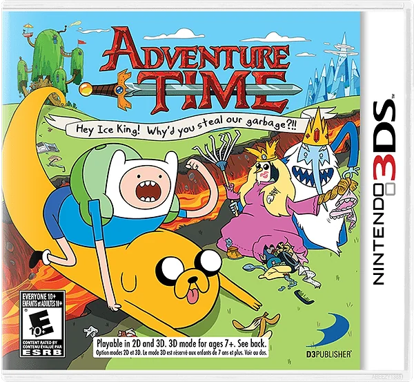 Adventure Time: Hey Ice King! Why'd You Steal Our Garbage?!! box art