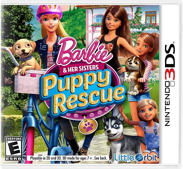 Barbie & Her Sisters: Puppy Rescue box art