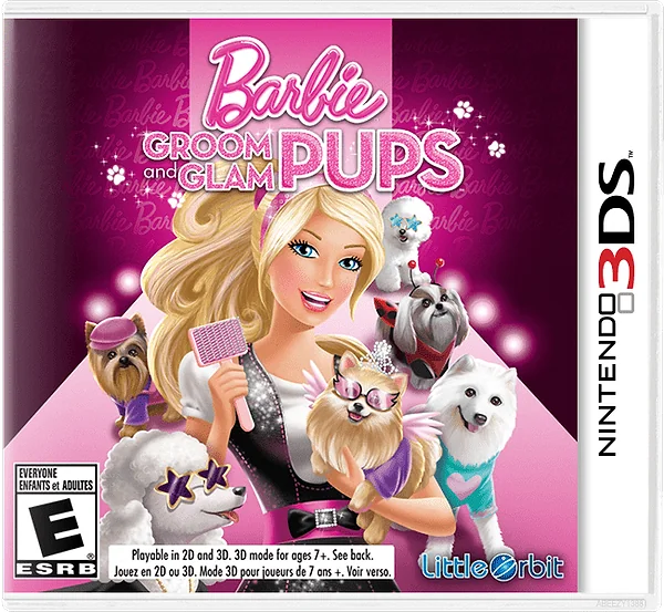 Barbie: Groom and Glam Pups box art