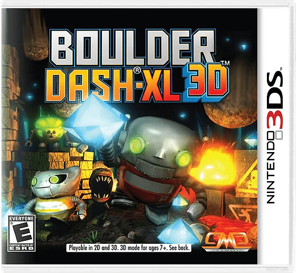Boulder Dash-XL 3D Box Art