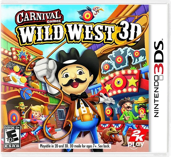 Carnival Games: Wild West 3D Box Art