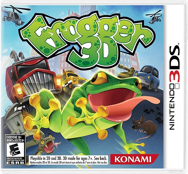 Frogger 3D box art