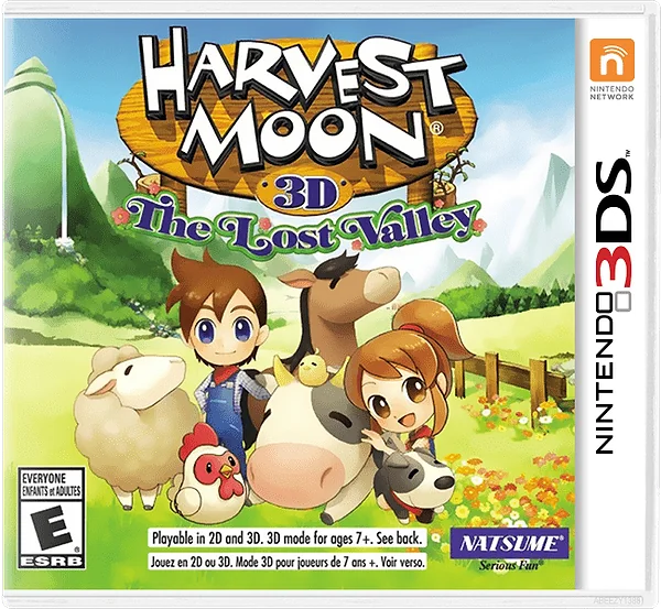 Harvest Moon 3D: The Lost Valley box art