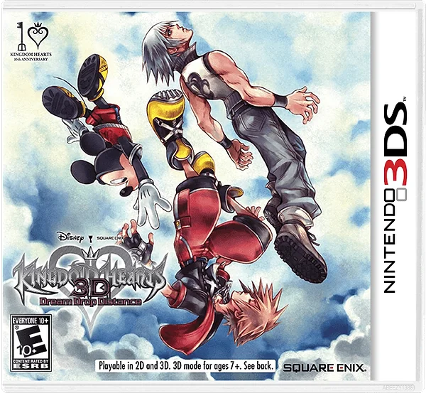 Kingdom Hearts 3D: Dream Drop Distance Box Art