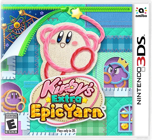 Kirby's Extra Epic Yarn box art