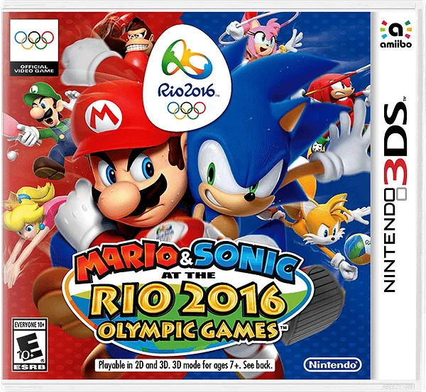 Mario & Sonic at the Rio 2016 Olympic Games Box Art