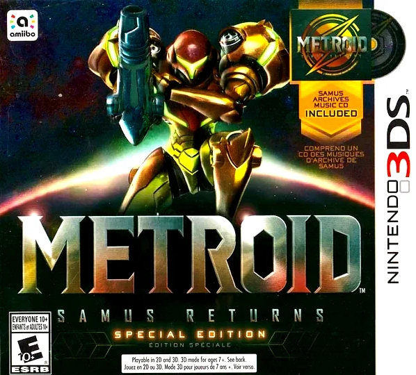 Metroid: Samus Returns box art