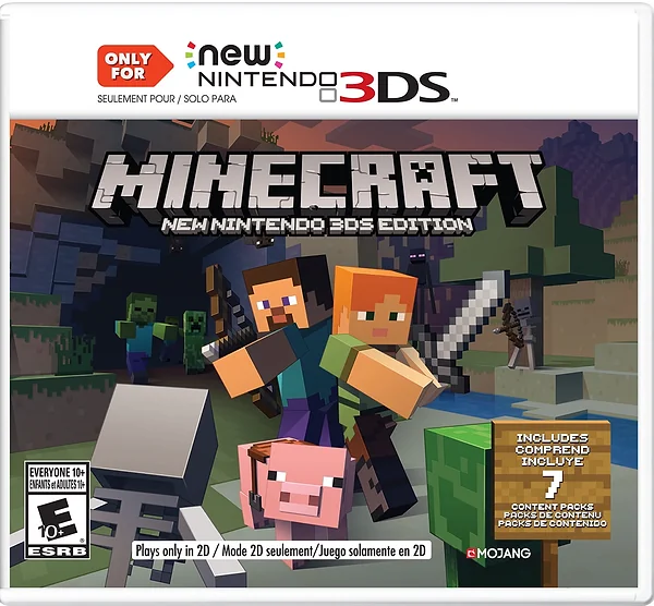 Minecraft: New Nintendo 3DS Edition Box Art