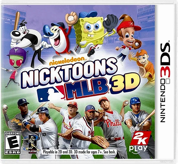 Nicktoons MLB 3D Box Art