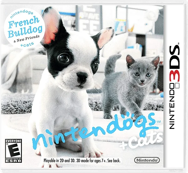 Nintendogs + Cats: French Bulldog & New Friends Box Art