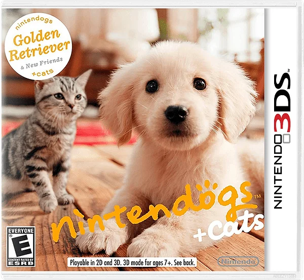 Nintendogs + Cats: Golden Retriever & New Friends Box Art