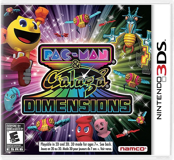 Pac-Man & Galaga Dimensions box art
