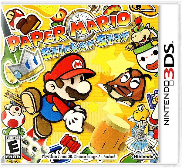 Paper Mario: Sticker Star Box Art