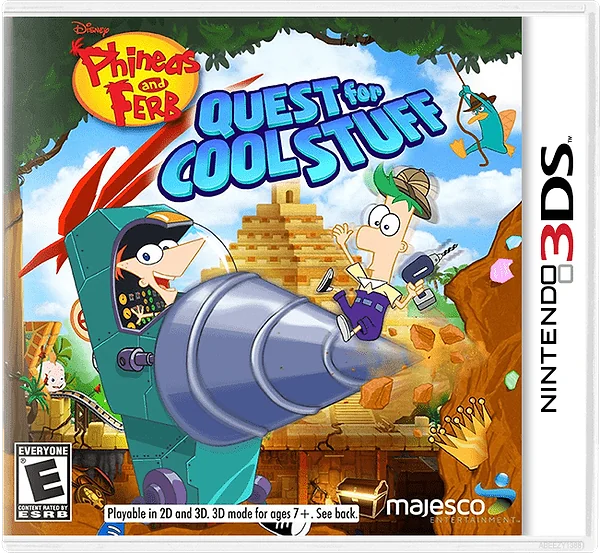 Phineas and Ferb: Quest for Cool Stuff Box Art