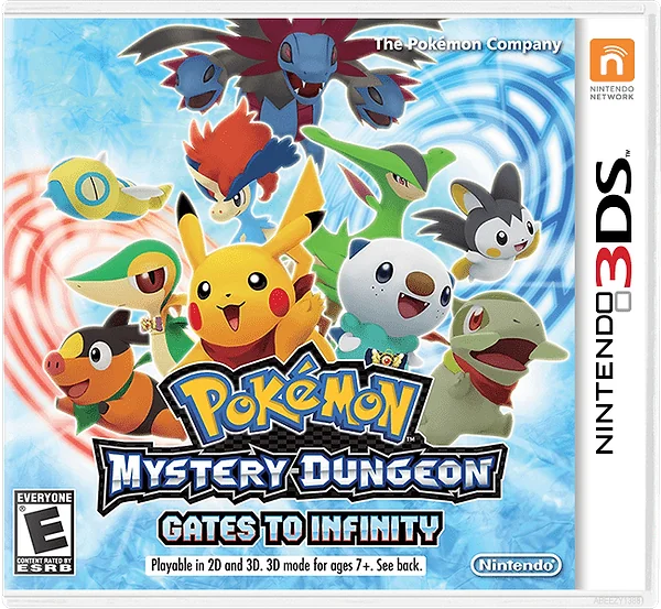 Pokemon Mystery Dungeon: Gates to Infinity Box Art