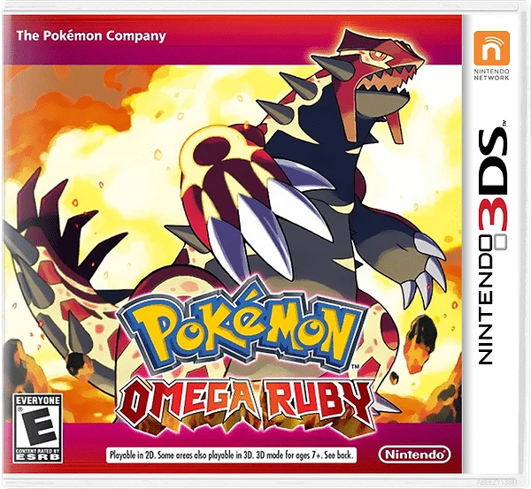 Pokemon Omega Ruby Box Art