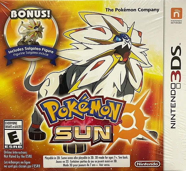 Pokemon Sun Box Art