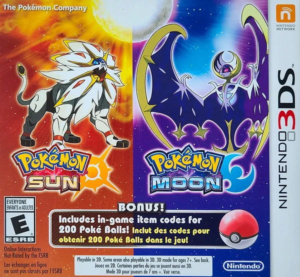 Pokemon Sun & Moon box art