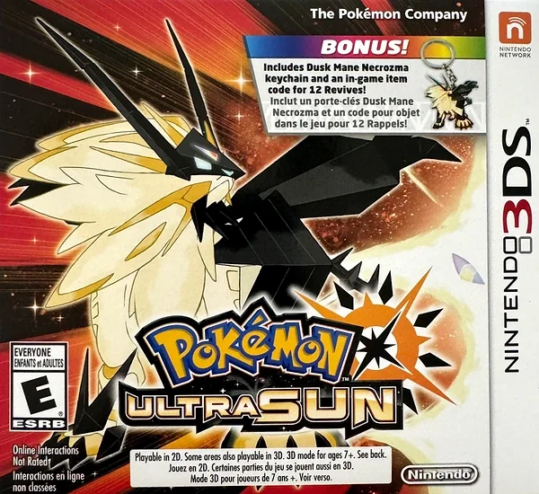 Pokemon Ultra Sun Box Art