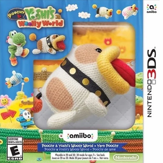 Poochy & Yoshi's Woolly World box art