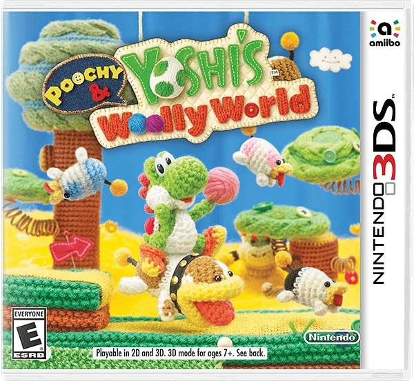 Poochy & Yoshi's Woolly World box art