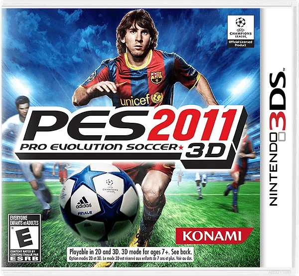 Pro Evolution Soccer 2011 3D Box Art