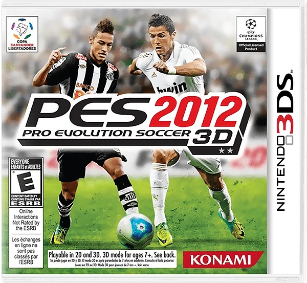 Pro Evolution Soccer 2012 3D box art