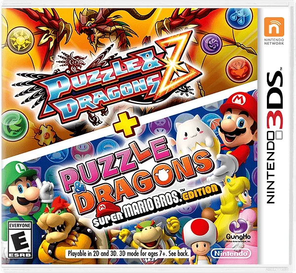 Puzzle & Dragons Z + Puzzle & Dragons: Super Mario Bros. Edition box art