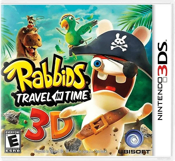 Rabbids: Travel in Time 3D Box Art