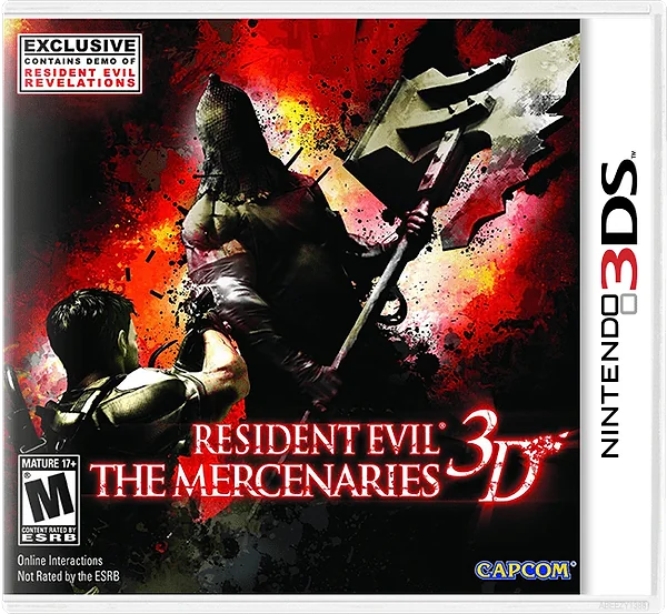 Resident Evil: The Mercenaries 3D box art