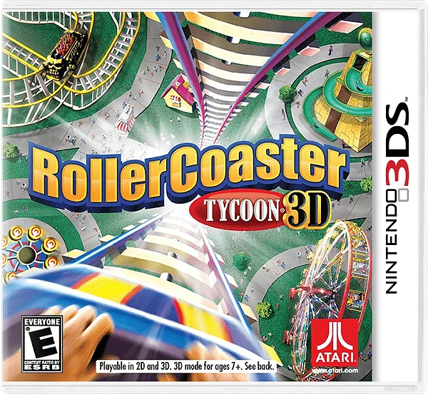 RollerCoaster Tycoon 3D Box Art