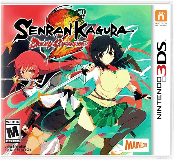Senran Kagura 2: Deep Crimson Box Art