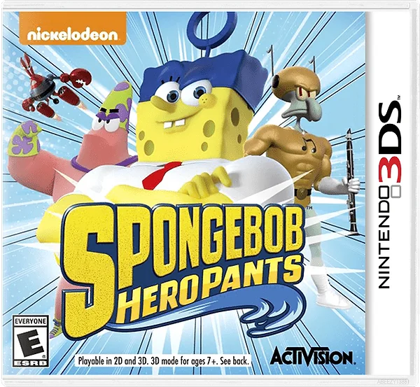 SpongeBob HeroPants Box Art