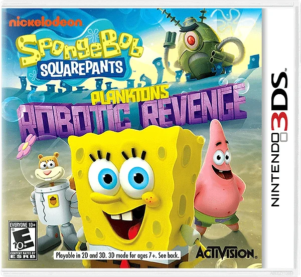 SpongeBob SquarePants: Plankton's Robotic Revenge Box Art