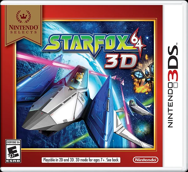 StarFox 64 3D Box Art