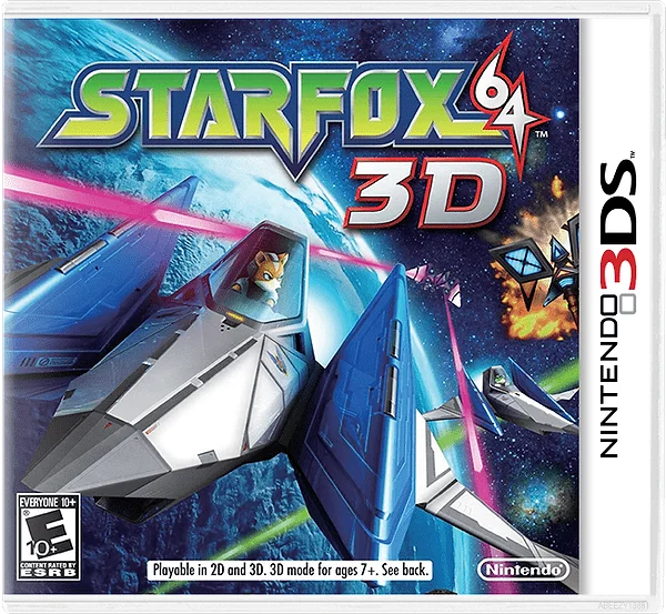 StarFox 64 3D box art