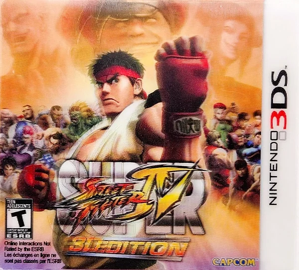 Super Street Fighter IV: 3D Edition box art