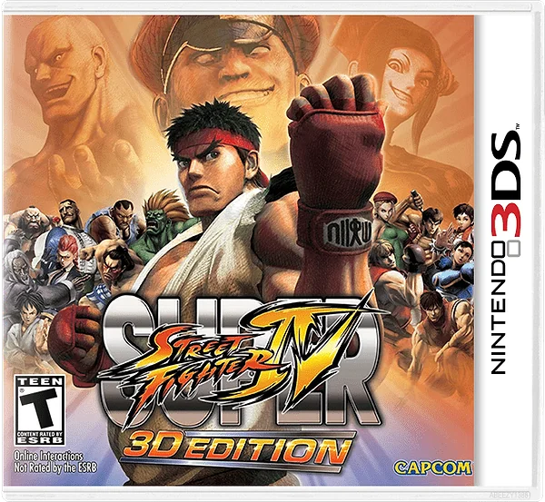 Super Street Fighter IV: 3D Edition box art