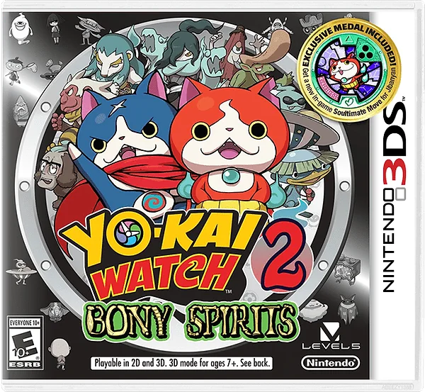 Yo-Kai Watch 2: Bony Spirits box art