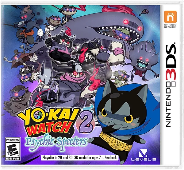 Yo-Kai Watch 2: Psychic Specters Box Art